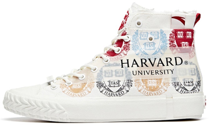 安踏 哈佛聯名 高幫 帆布鞋 女款 白色 Buy 安踏 哈佛聯名 高幫 帆布鞋 女款 白色
