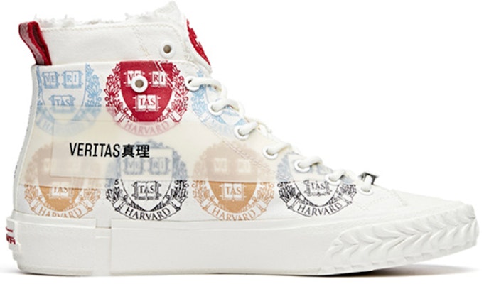 安踏 哈佛聯名 高幫 帆布鞋 女款 白色 Order 安踏 哈佛聯名 高幫 帆布鞋 女款 白色