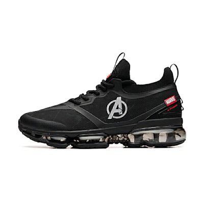 (W) Anta Marvel Sneakers 'Avengers Cushion Low-Top Running Black'