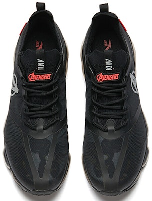 (Women) Anta x Marvel Sneakers 'Avengers Cushion Low-Top Running Black' 92925503-8 Lookbook (Women) Anta x Marvel Sneakers 'Avengers Cushion Low-Top Running Black' 92925503-8
