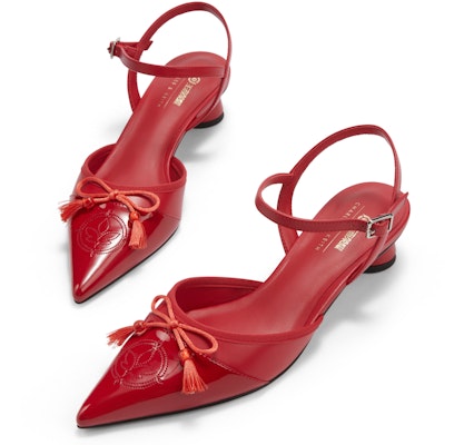 (W) CHARLES & KEITH x 王者荣耀 Tumit Tinggi 'Gongsun Li Daun Maple' CK1-60920346 6
