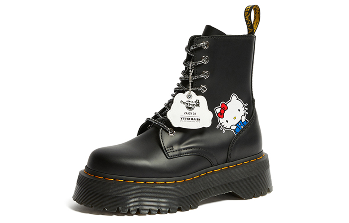 (W) Dr. Martens Hello Kitty 8 Boots Black 圖 3