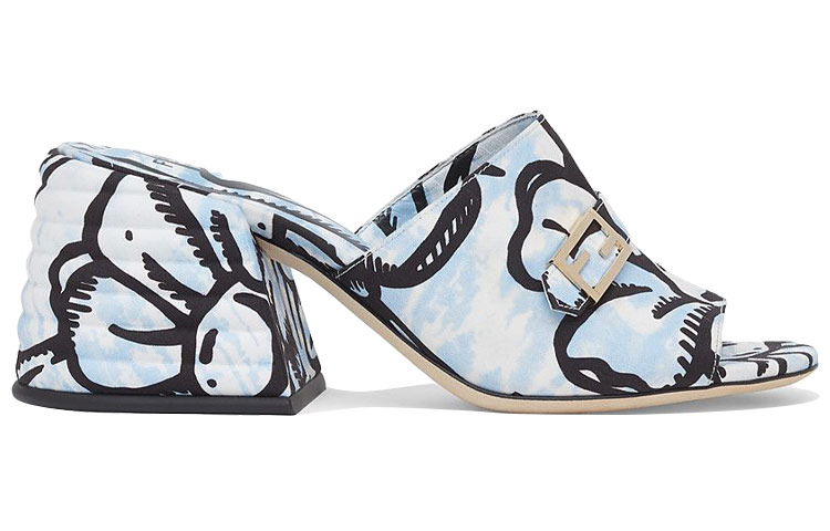 (W) Fendi Joshua Vides Fabric Mule 'Light Blue' 圖 2