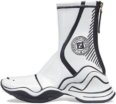 FENDI Roma Joshua Vides 女款 中筒靴 黑白 Buy FENDI Roma Joshua Vides 女款 中筒靴 黑白