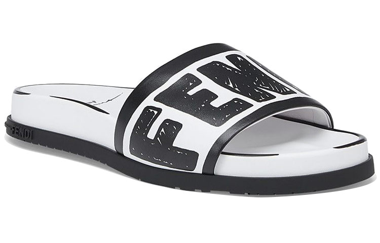 (W) Fendi Joshua Vides Slide White 圖 3