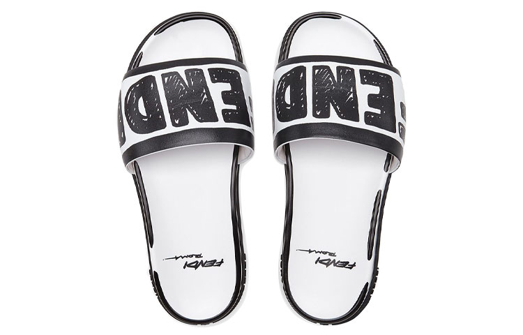 (W) Fendi Joshua Vides Slide White 圖 4