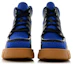 Lookbook (W) Bottes Hautes Cheville Gucci x North Face Romance ''Bleu Royal Noir''. 681798-2JW20-4596