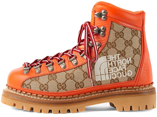 (W) Gucci x TNFキャンバスレザーブーツ (オレンジ) 679927-18A40-7570 Buy (W) Gucci x TNFキャンバスレザーブーツ (オレンジ) 679927-18A40-7570