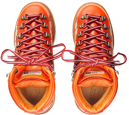 (Women) Gucci x The North Face Canvas Leather Boots 'Orange' 679927-18A40-7570 Lookbook (Women) Gucci x The North Face Canvas Leather Boots 'Orange' 679927-18A40-7570