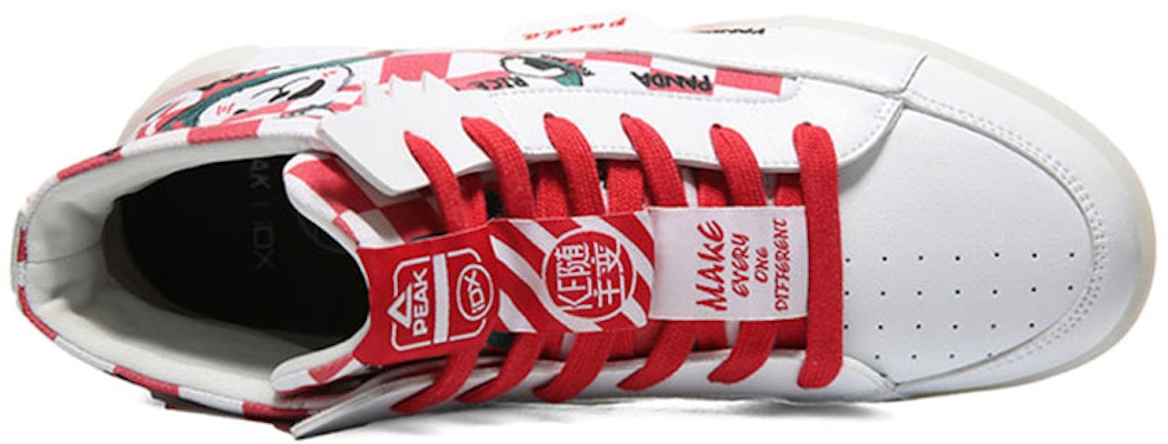 (Women) Peak x Ed Hardy Red Woven Skate Shoes 'Rice Ball' DB940678 Lookbook (Women) Peak x Ed Hardy Red Woven Skate Shoes 'Rice Ball' DB940678