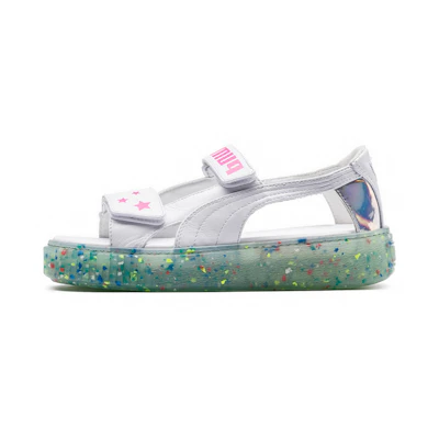 (W) Puma Sophia Webster Platform Sandals White/Pink