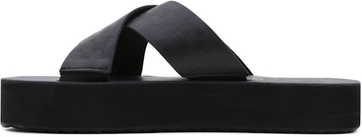 (Women) Vans x Karina Rozunko Cross Strap Mega Platform Sandals 'Black' VN0007QPBLK (Women) Vans x Karina Rozunko Cross Strap Mega Platform Sandals 'Black' VN0007QPBLK