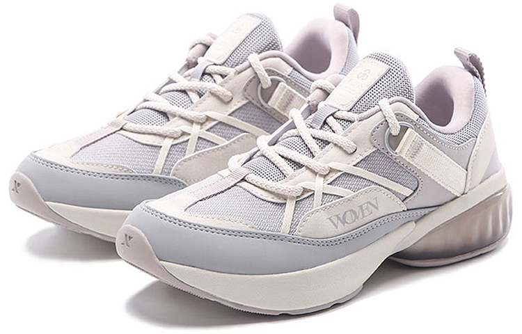 (W) Xtep Air Mesh Cushion Running Trainer 'Grey Beige' 圖 3