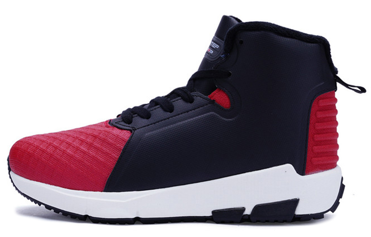 (Women) Xtep High-Top 'Warm Comfort Black Red' 983418371000