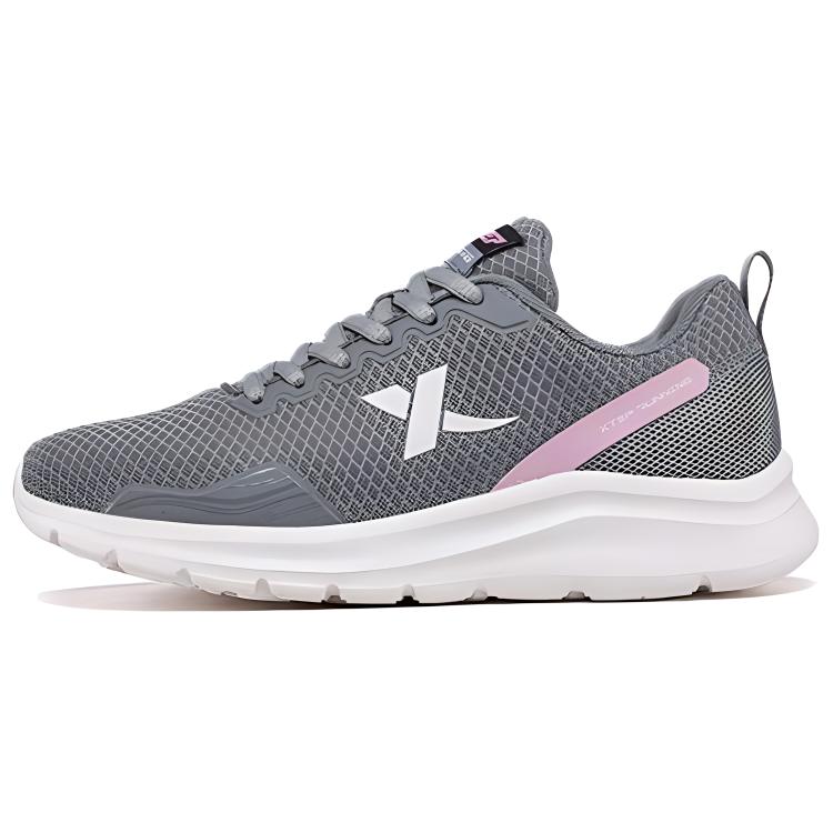 (Women) Xtep Low-Top Breathable Running Shoes Grey Mesh Comfortable Design 880118115003 GREY