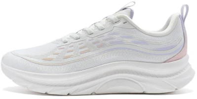 (Women) Xtep Low-Top Running Shoes White Purple - Comfortable Cushioning. 976118110034 White/Scented Peach/Pale Lilac (Women) Xtep Low-Top Running Shoes White Purple - Comfortable Cushioning. 976118110034 White/Scented Peach/Pale Lilac