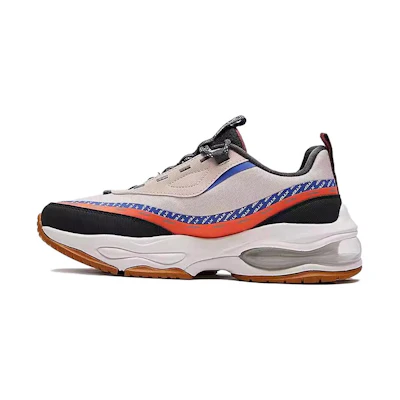 (W) Xtep Running Shoe Low 'Beige Black Pink'