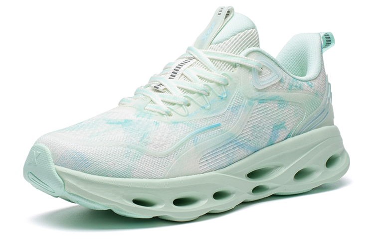 Shop (W) Xtep Shock-Absorber 9 Low ''Dilraba Gift Box - Bianco Verde'' 978218110079DLRBLH