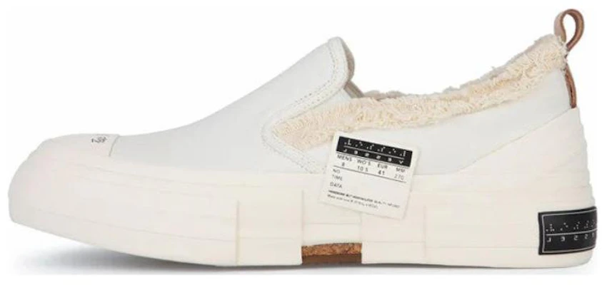 【10月31日20點 得物限時補貨50雙】 xVESSEL G.O.P. White Slip On 舒適 減震耐磨 低幫 生活休閒鞋 女款 白色 Buy 【10月31日20點 得物限時補貨50雙】 xVESSEL G.O.P. White Slip On 舒適 減震耐磨 低幫 生活休閒鞋 女款 白色