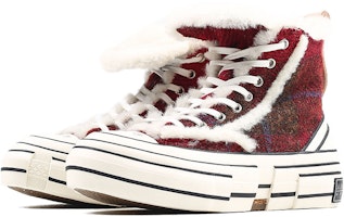 xVESSEL G.O.P. 冬季高筒櫻桃紅帆布潮流聖誕限定高幫板鞋女款紅白 Lookbook xVESSEL G.O.P. 冬季高筒櫻桃紅帆布潮流聖誕限定高幫板鞋女款紅白