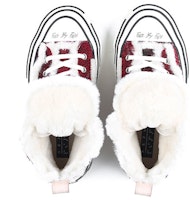 xVESSEL G.O.P. 冬季高筒櫻桃紅帆布潮流聖誕限定高幫板鞋女款紅白 Shop xVESSEL G.O.P. 冬季高筒櫻桃紅帆布潮流聖誕限定高幫板鞋女款紅白