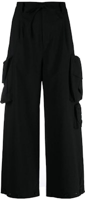 (W) Y-3 Celana Santai Kasual Hitam Longgar dengan Ritsleting. IL2034 Buy (W) Y-3 Celana Santai Kasual Hitam Longgar dengan Ritsleting. IL2034