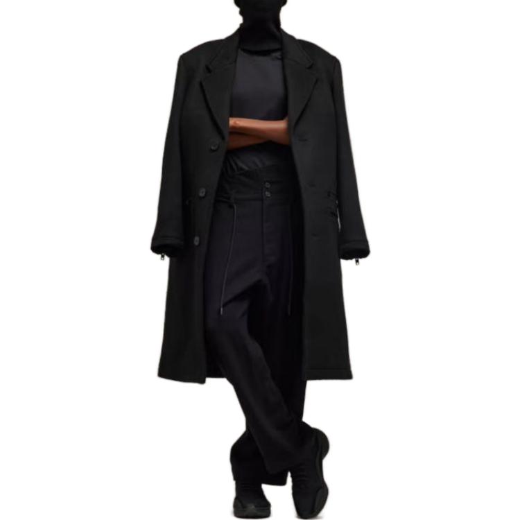 (Women) Y-3  Black Loose Wide-Leg Zipper Casual Pants. IL2153 圖 3