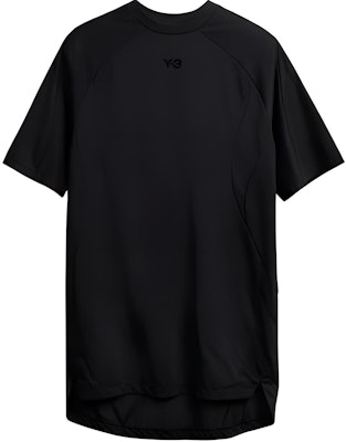 (W) Y-3 Gaun T-Shirt Longgar Hitam Lengan Pendek Mid-Length. IR6245 Buy (W) Y-3 Gaun T-Shirt Longgar Hitam Lengan Pendek Mid-Length. IR6245