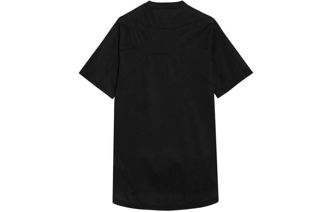 Lookbook (W) Y-3 Gaun T-Shirt Longgar Hitam Lengan Pendek Mid-Length. IR6245