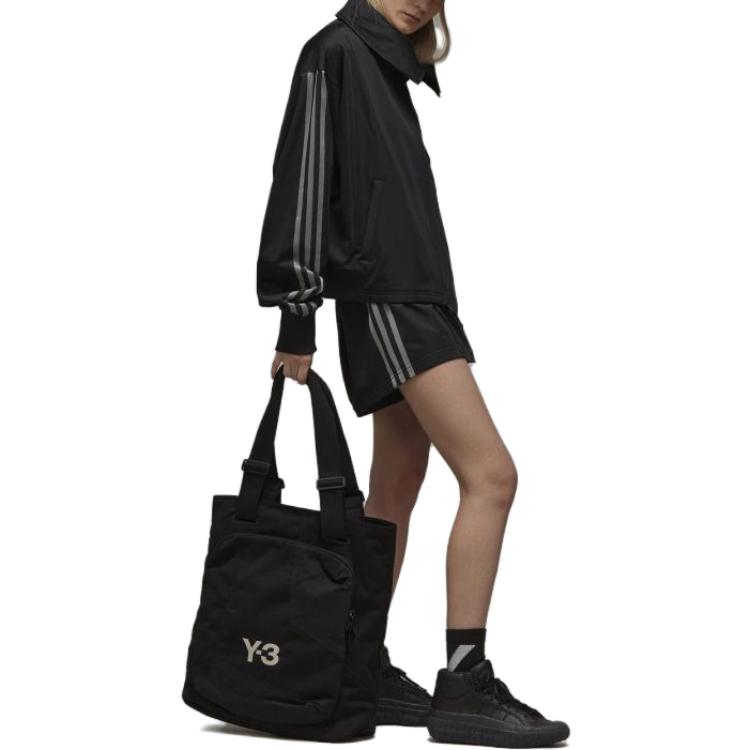 Purchase (W) Y-3 黑色實心標誌印花運動外套 H63059
