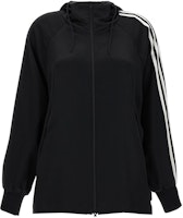 (Women) Y-3 Black Striped Zip-Up Hoodie Sweatshirt Long Sleeve IQ1798 (Women) Y-3 Black Striped Zip-Up Hoodie Sweatshirt Long Sleeve IQ1798