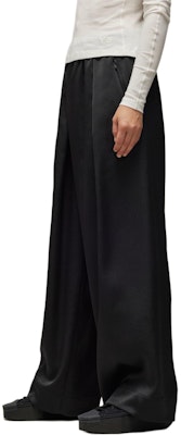 (W) Y-3 블랙 와이드 레그 밴딩 캐주얼 팬츠. IN4398 Details for (W) Y-3 블랙 와이드 레그 밴딩 캐주얼 팬츠. IN4398