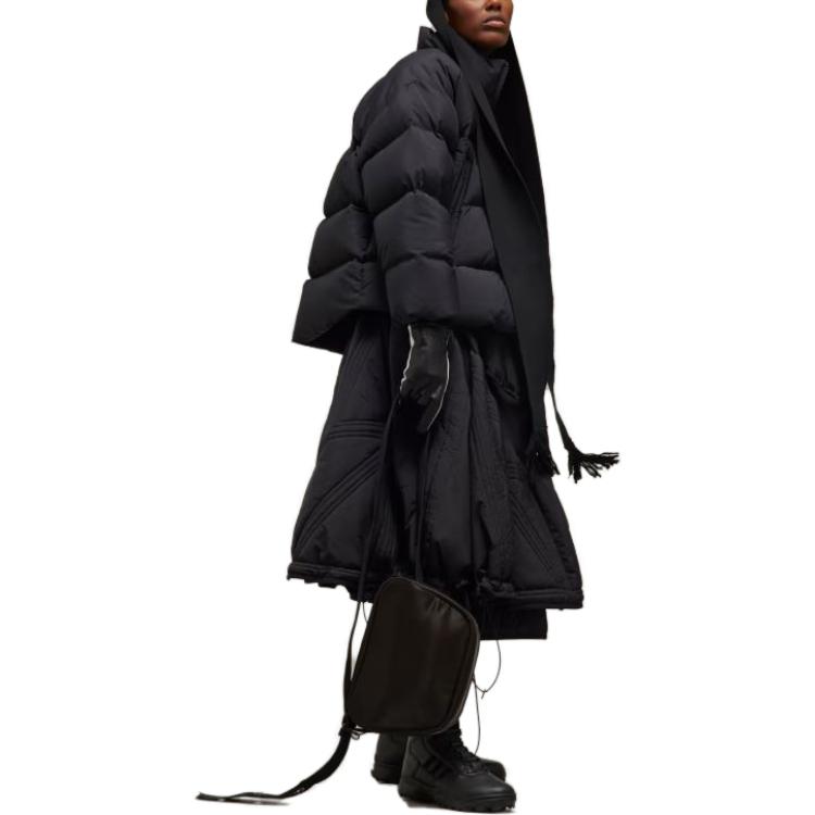 Lookbook (Women) Y-3  Black Zip-Up High-Collar Jacket IL2030