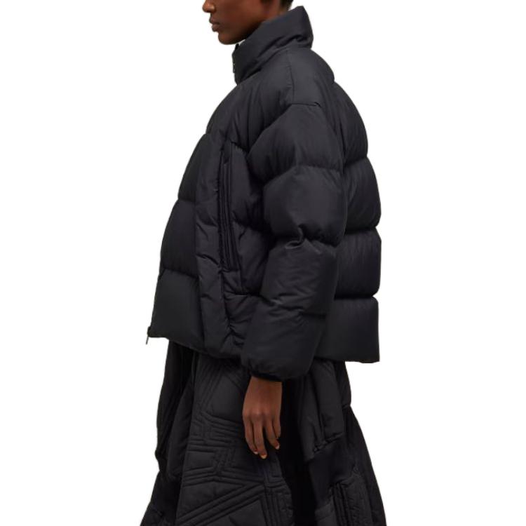 Purchase (Women) Y-3  Black Zip-Up High-Collar Jacket IL2030