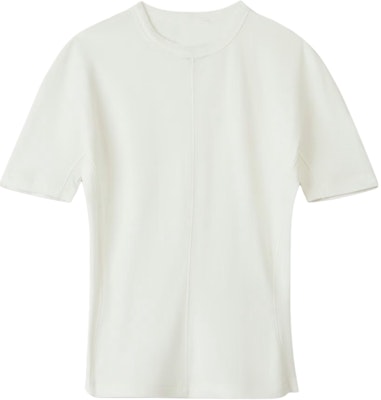 (W) Y-3 フィット ストレッチ クルーネック 半袖Tシャツ ホワイト プレーン デザイン。 IV7749 Buy (W) Y-3 フィット ストレッチ クルーネック 半袖Tシャツ ホワイト プレーン デザイン。 IV7749