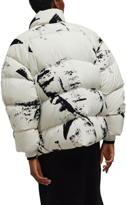 (Women) Y-3 Graphic Flock Puffer Jacket Grey - Short, Zip-Up, Loose Fit IL2036 Shop (Women) Y-3 Graphic Flock Puffer Jacket Grey - Short, Zip-Up, Loose Fit IL2036