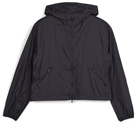 (W) Y-3 Jaket Lari Ringan Hitam - Desain Minimalis. IN2832 Order (W) Y-3 Jaket Lari Ringan Hitam - Desain Minimalis. IN2832