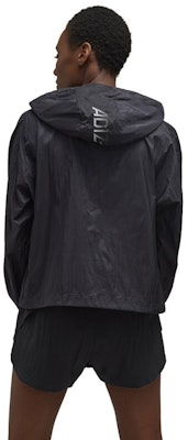 (W) Y-3 Jaket Lari Ringan Hitam - Desain Minimalis. IN2832 Shop (W) Y-3 Jaket Lari Ringan Hitam - Desain Minimalis. IN2832