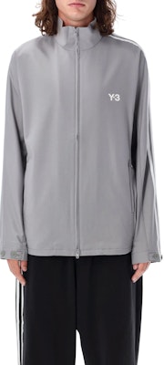 (Women) Y-3 Logo Print Zip-Up Jacket Grey Long Sleeve JE3448 Lookbook (Women) Y-3 Logo Print Zip-Up Jacket Grey Long Sleeve JE3448