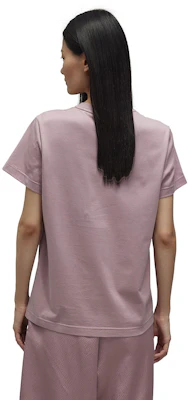 (W) Y-3 레귤러 핏 라운드넥 반팔 티셔츠 라이트 핑크. JD9822 Shop (W) Y-3 레귤러 핏 라운드넥 반팔 티셔츠 라이트 핑크. JD9822