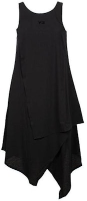 (W) Y-3 无袖不对称中长连衣裙极简黑色 IR6252 Order (W) Y-3 无袖不对称中长连衣裙极简黑色 IR6252
