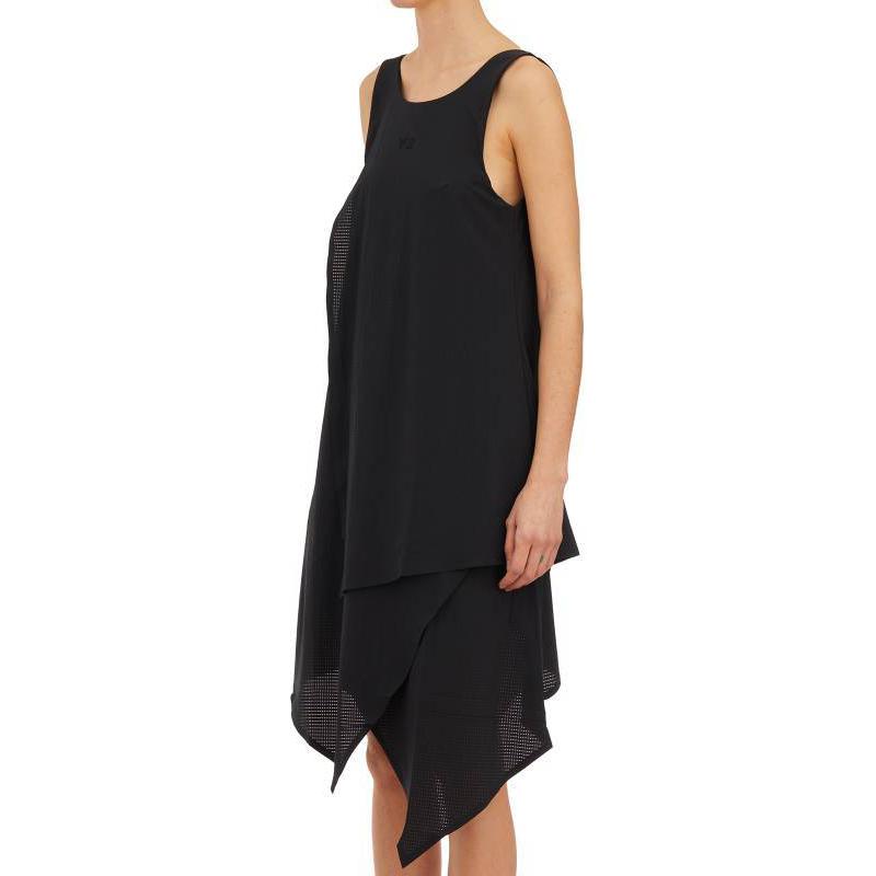 Details for (W) Y-3 无袖不对称中长连衣裙极简黑色 IR6252