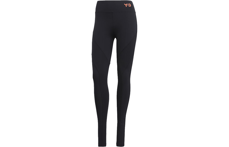 (Women) Y-3  Slim Fit Leggings Black Y-Shaped Design FN5742