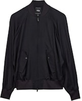 (Women) Y-3 Solid Color Raglan Sleeve Jacket Black JD1762 (Women) Y-3 Solid Color Raglan Sleeve Jacket Black JD1762
