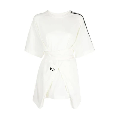 (Women) Y-3 Striped Pullover T-Shirt White IQ1792