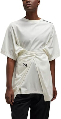 (W) Y-3 스트라이프 풀오버 티셔츠 화이트 IQ1792 Lookbook (W) Y-3 스트라이프 풀오버 티셔츠 화이트 IQ1792