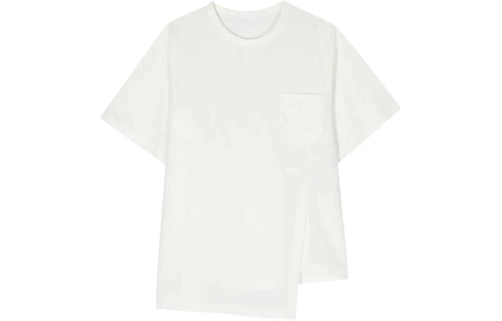 Order (W) Y-3 Kaos Putih Polos Lengan Pendek Crew Neck IV5555