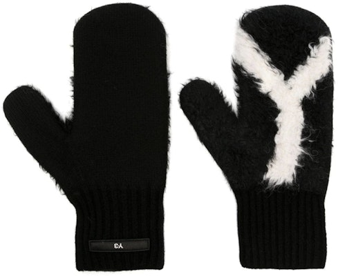 (W) Y-3 울 니트 로고 패치 장갑 블랙. IJ9873 Buy (W) Y-3 울 니트 로고 패치 장갑 블랙. IJ9873
