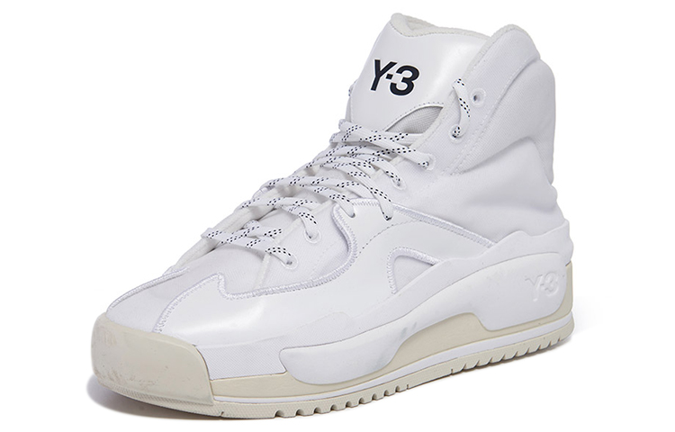 Lookbook adidas Y-3 Hokori 耐磨防滑 高幫休閒板鞋 女款 白色