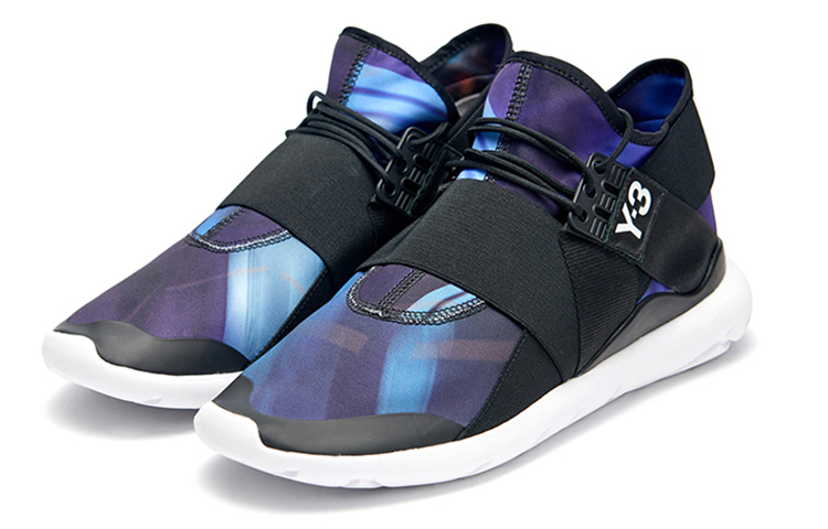(W) Y-3 adidas Qasa Elle Lace 'Black Purple' 圖 4